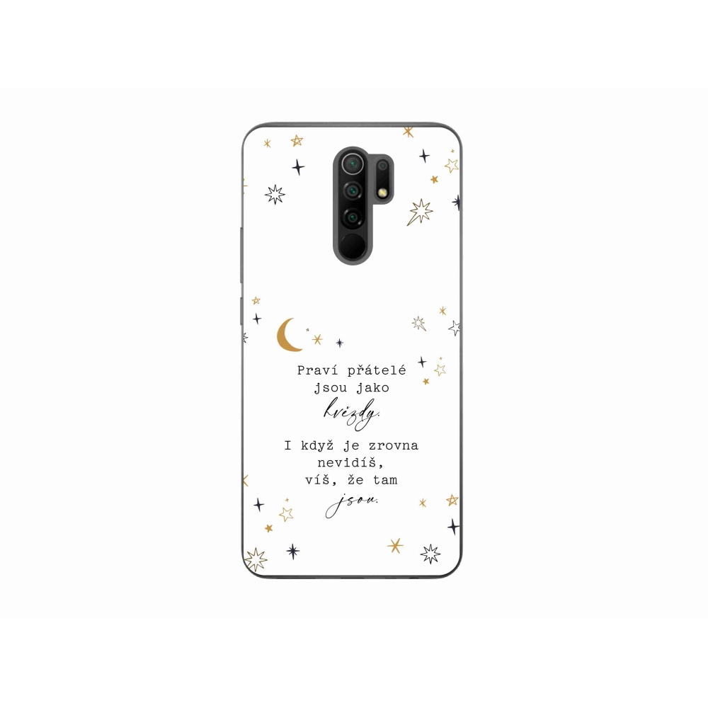Gélový kryt mmCase na Xiaomi Redmi 9 - citát 6 biele pozadie