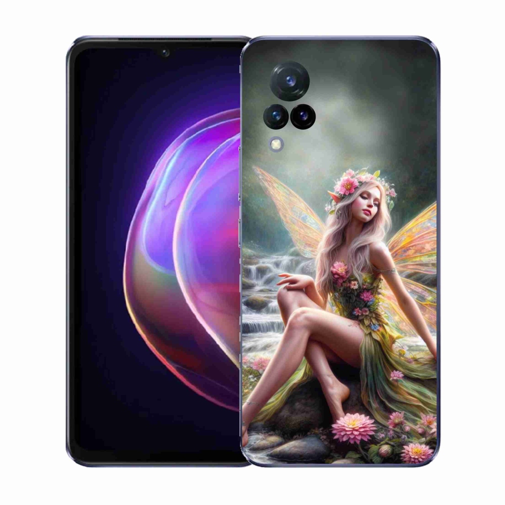 Gélový kryt mmCase na Vivo V21 4G/5G - motýlia žena 1