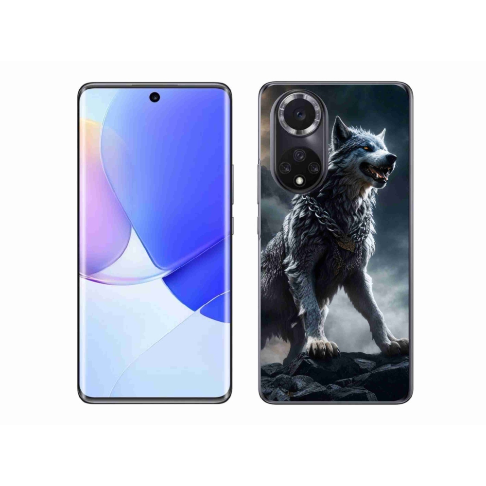 Gelový kryt mmCase na Huawei Nova 9 - vlk 1