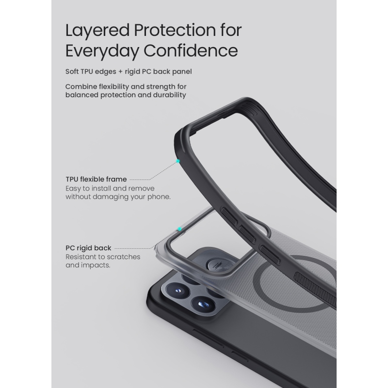 Nillkin Super Frosted PRO Magnetic zadný kryt pre Poco F9 Ultra Black
