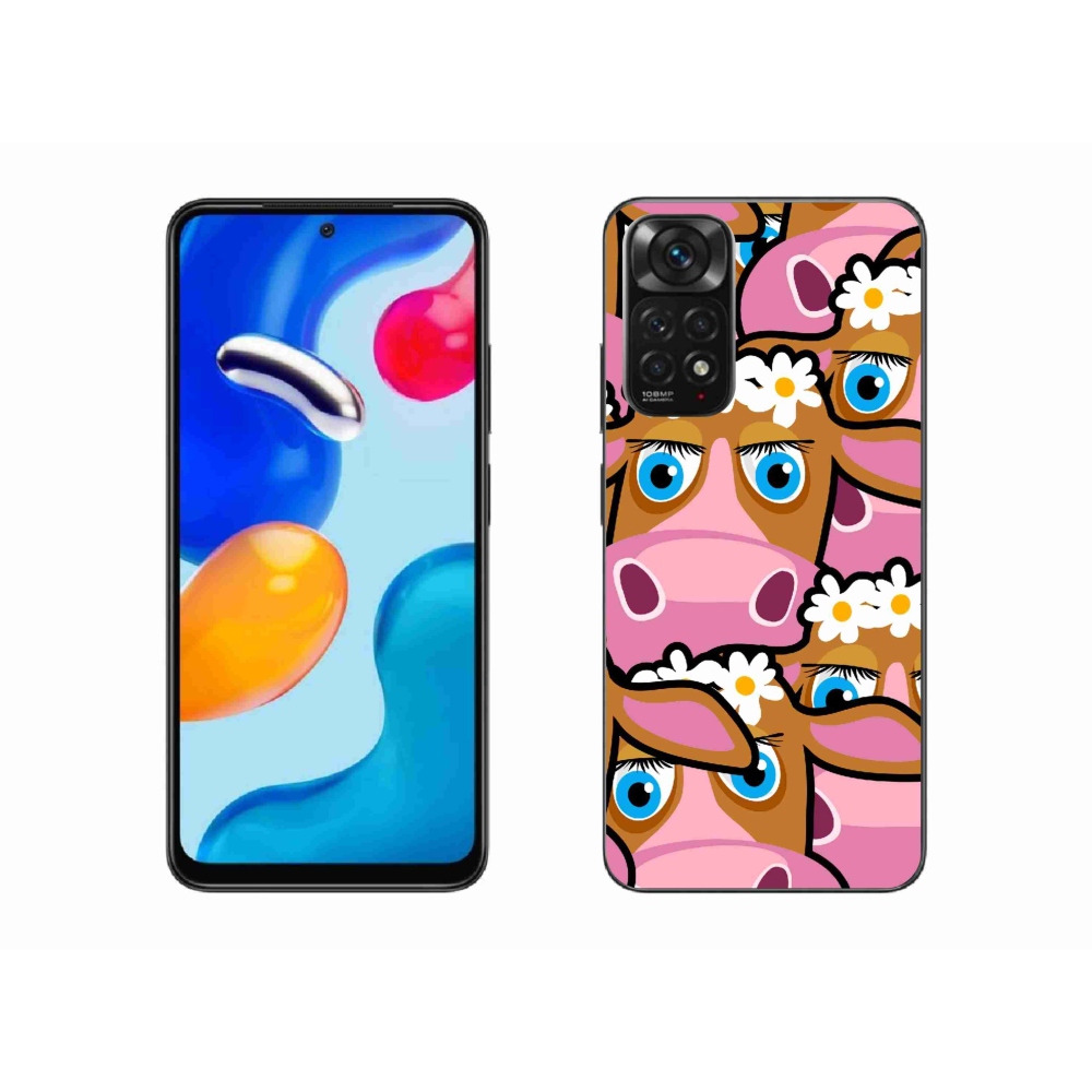 Gélový kryt mmCase na Xiaomi Redmi Note 11 4G - kreslené kravičky