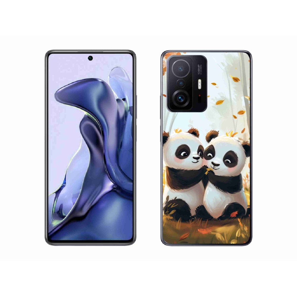 Gélový kryt mmCase na Xiaomi 11T Pro - pandy