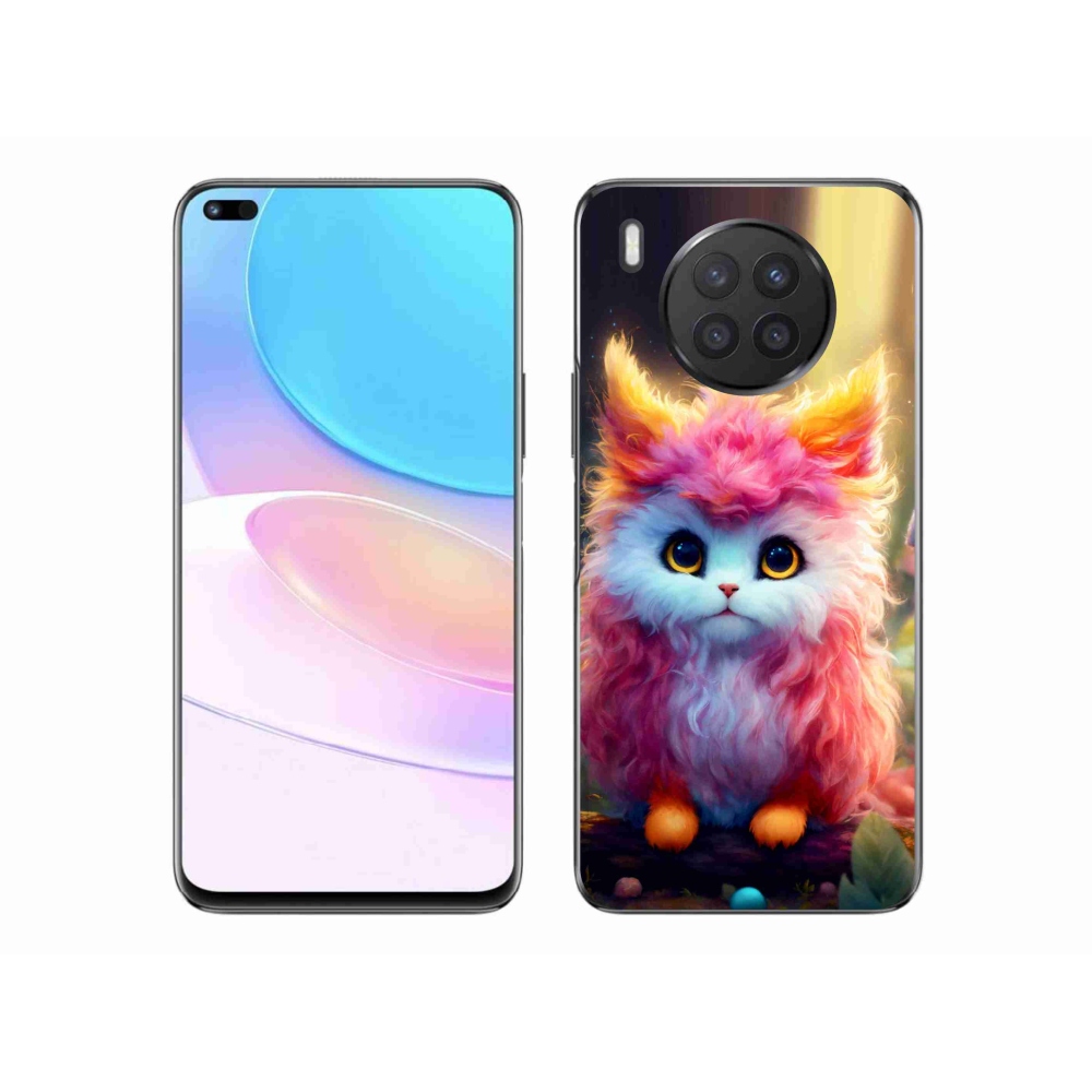 Gelový kryt mmCase na Huawei Nova 8i - roztomilé kotě 5