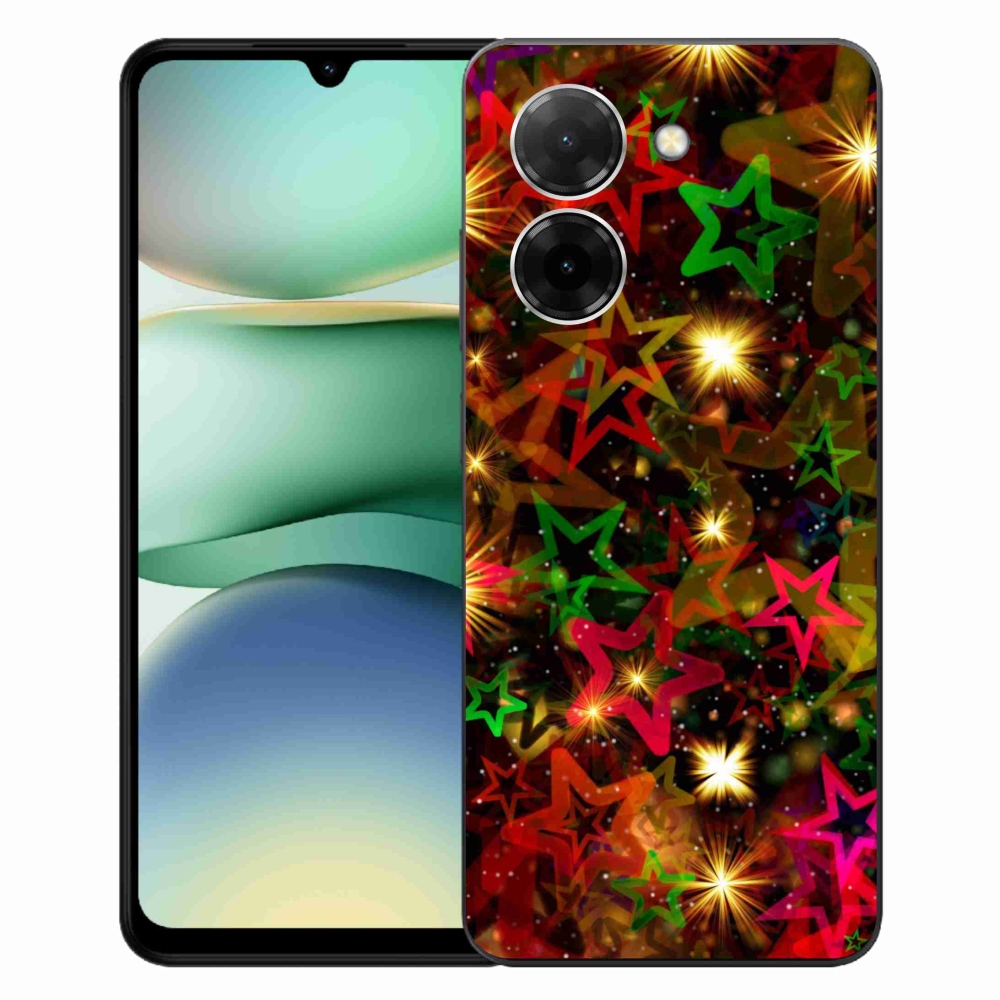 Gélový kryt mmCase na Xiaomi Redmi A5 (171.7x77.8x8.3mm) - farebné hviezdičky