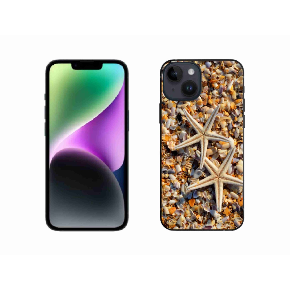 Gélový kryt mmCase na iPhone 14 - morské hviezdice