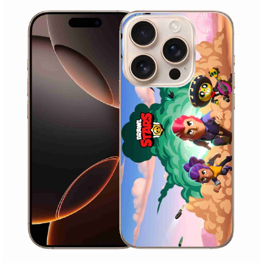 Gélový kryt mmCase na iPhone 16 Pro Max - brawl stars