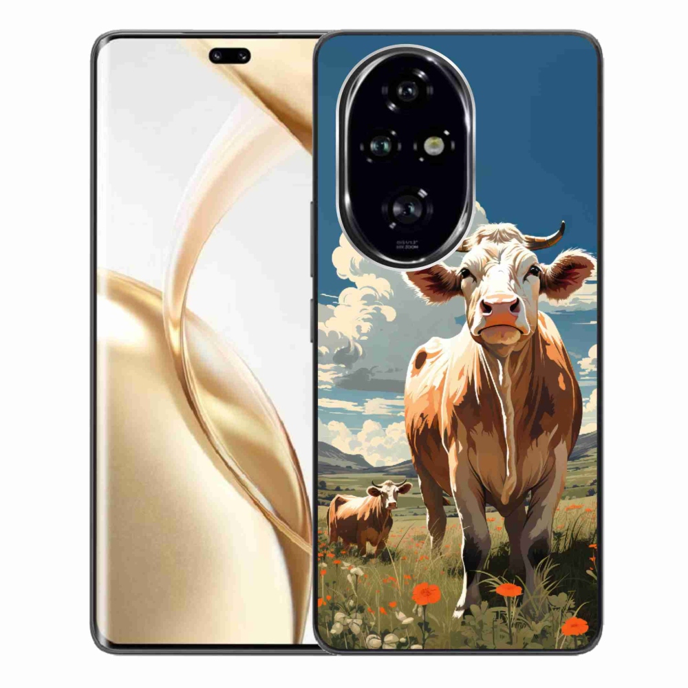 Gélový kryt mmCase na Honor 200 Pro 5G - kravy na lúke