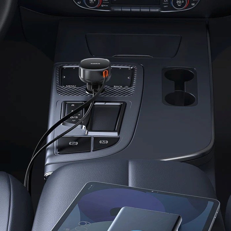Baseus Enjoyment Pro Autonabíjačka USB-C 60 W, čierna