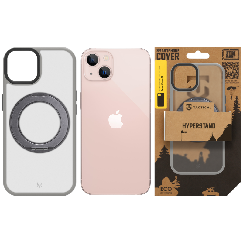 Tactical MagForce Hyperstand – puzdro pre Apple iPhone 13, svetlošedé