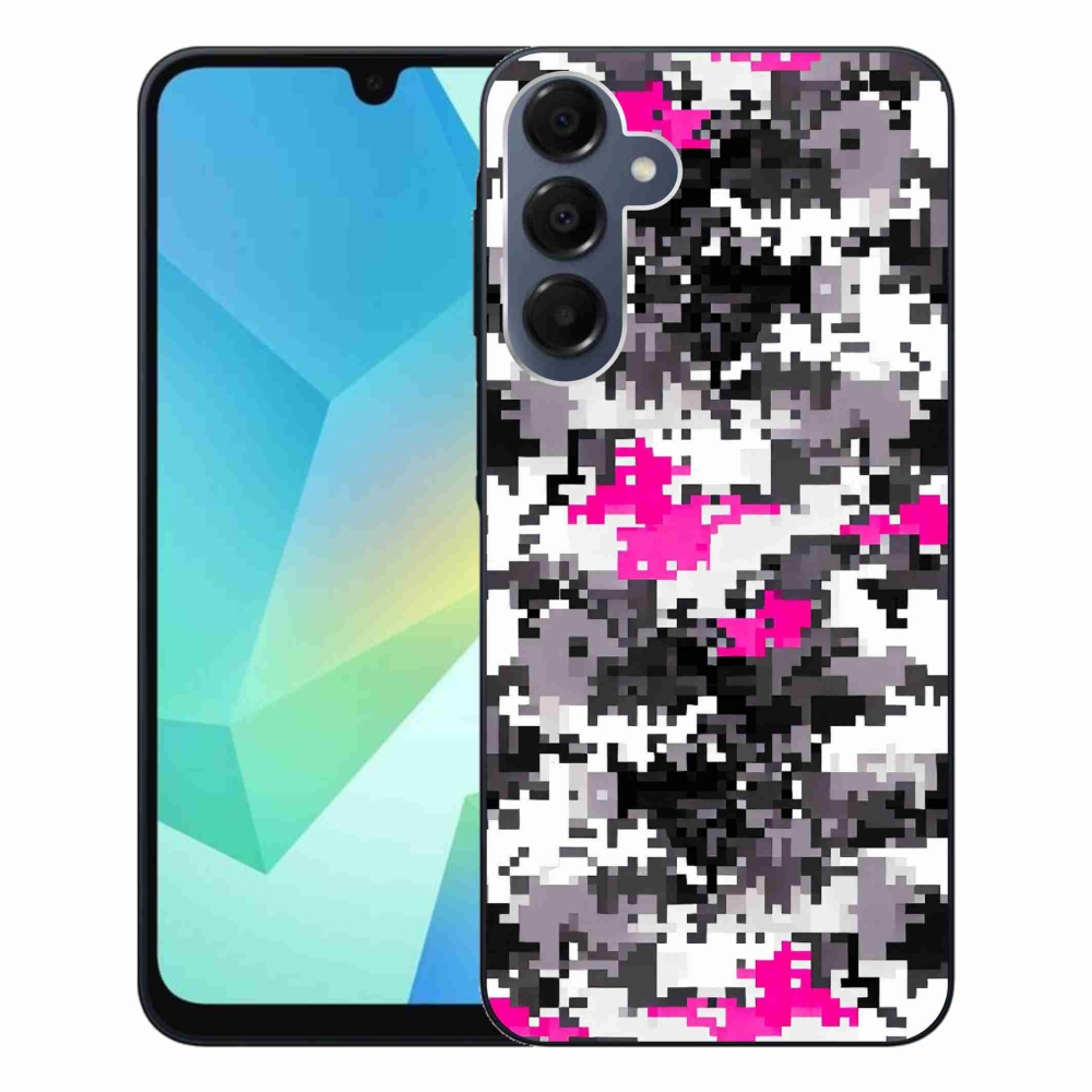 Gélový kryt mmCase na Samsung Galaxy A16 4G/5G - maskáčový vzor 4