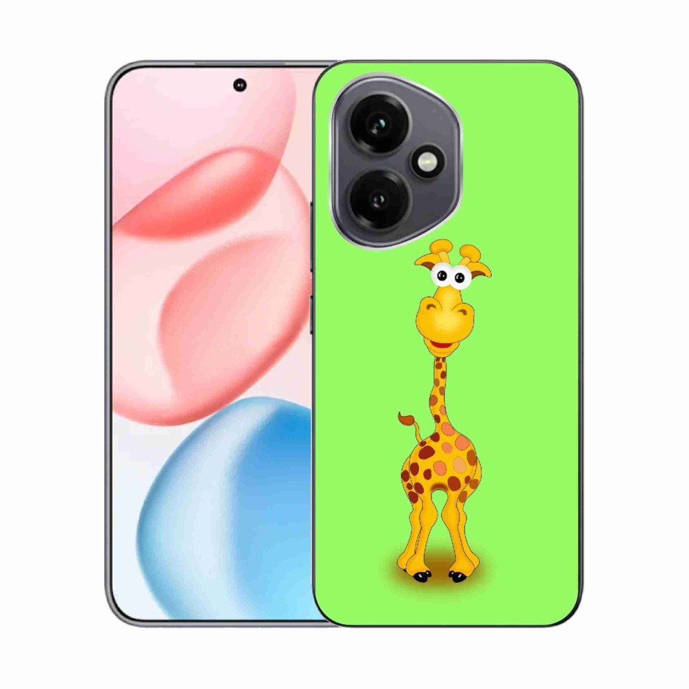Gélový kryt mmCase na Honor 400 - kreslená žirafa