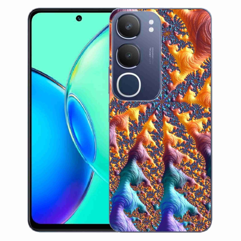 Gélový kryt mmCase na Vivo Y19s - abstraktný motív 23