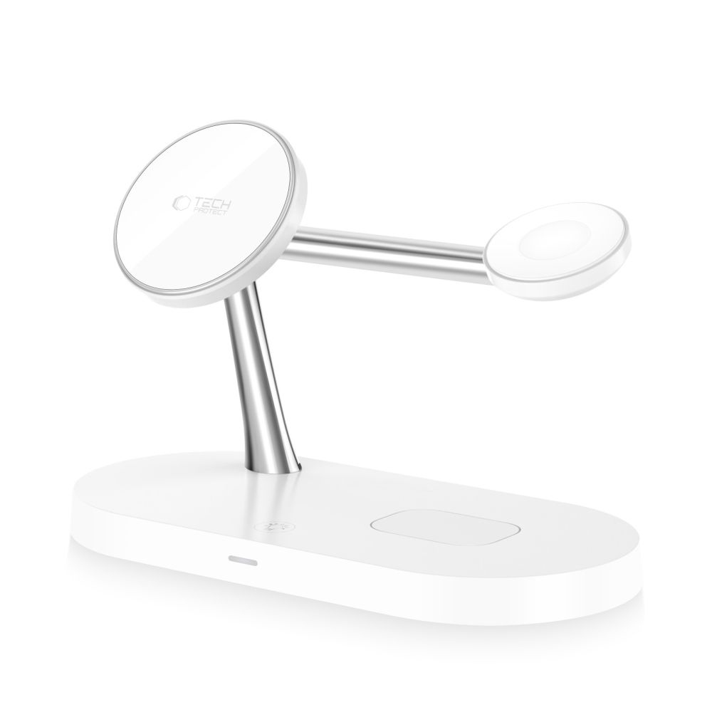 Tech-Protect A12 3v1 nabíjací stojan - biely