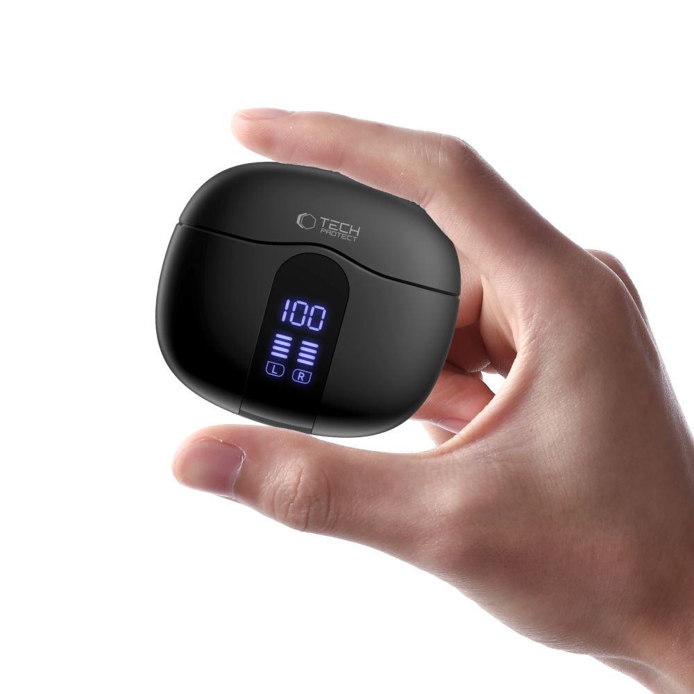 Tech-Protect bezdrôtové slúchadlá UltraBoost TWS Earphone Core G2 - čierne