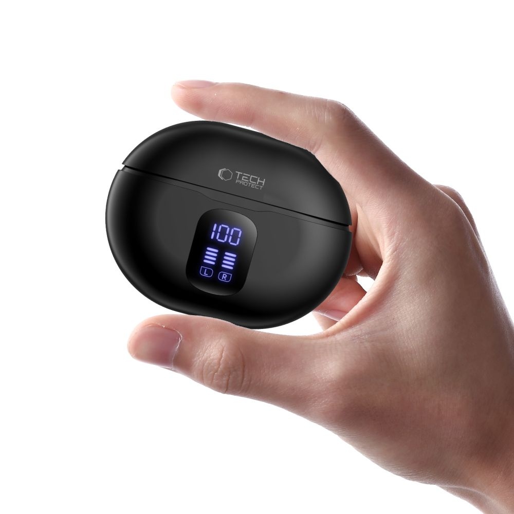 Tech-Protect bezdrôtové slúchadlá UltraBoost TWS Earphone Pro G2 - čierne