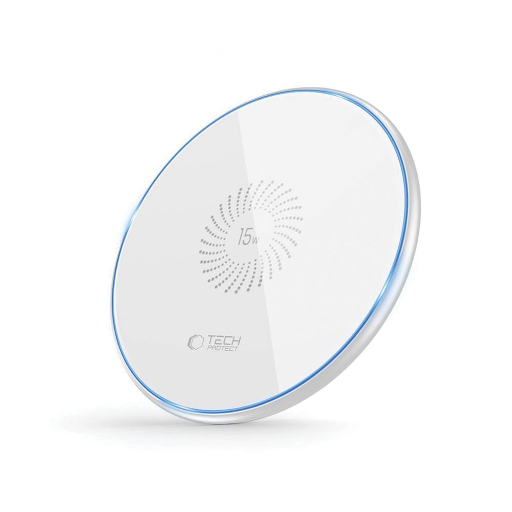 Tech-Protect C1 bezdrôtová nabíjačka 15W - biela