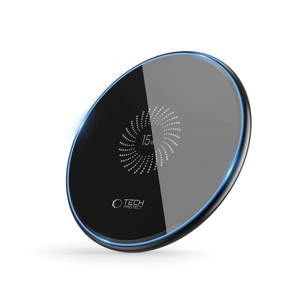 Tech-Protect C1 bezdrôtová nabíjačka 15W - čierna