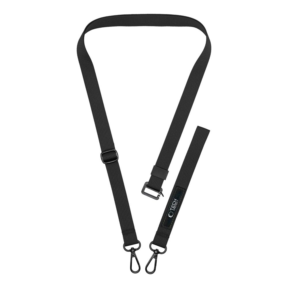 Tech-Protect C6S Rope CrossBody šnúrka/popruh na mobil - čierny
