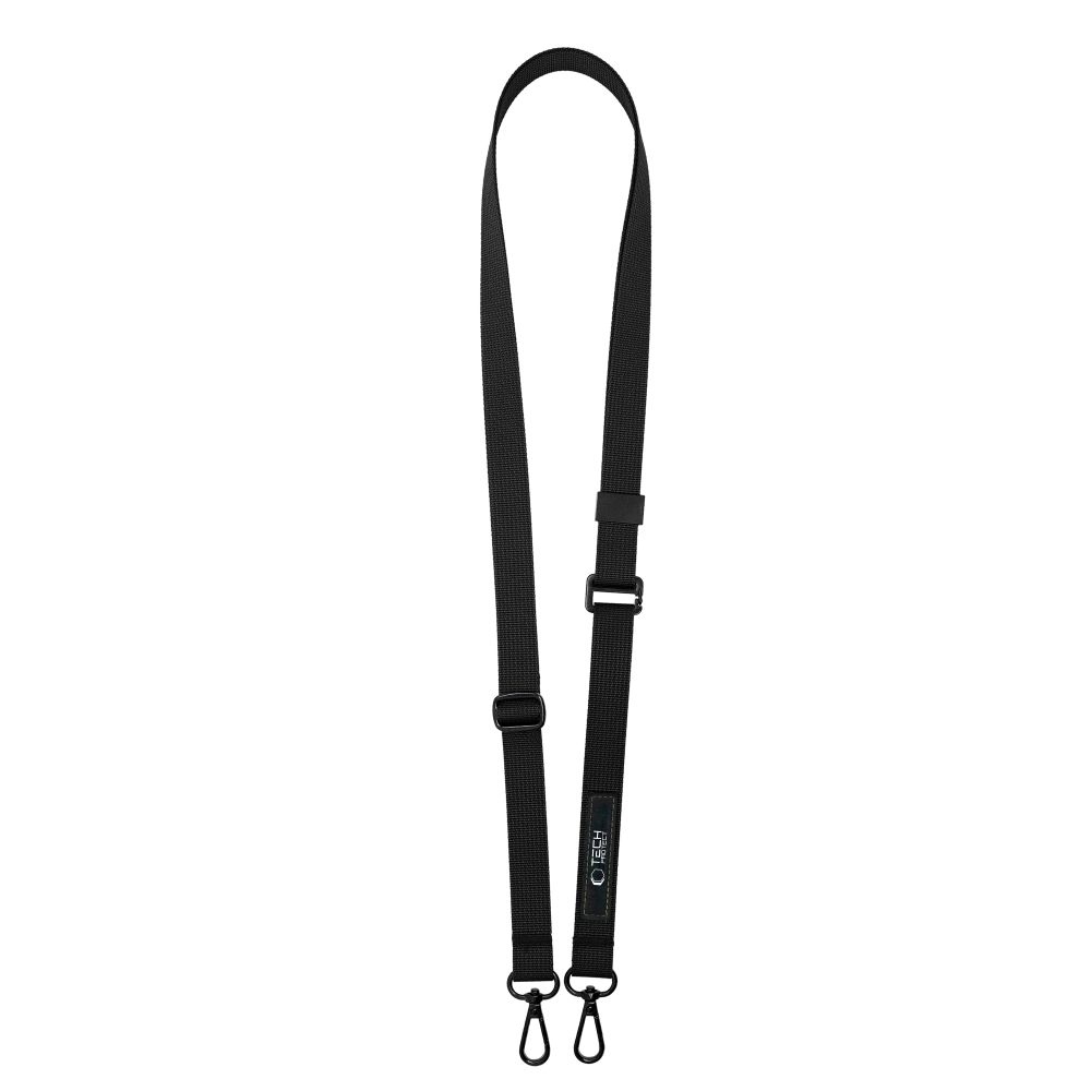 Tech-Protect C6S Rope CrossBody šnúrka/popruh na mobil - čierny