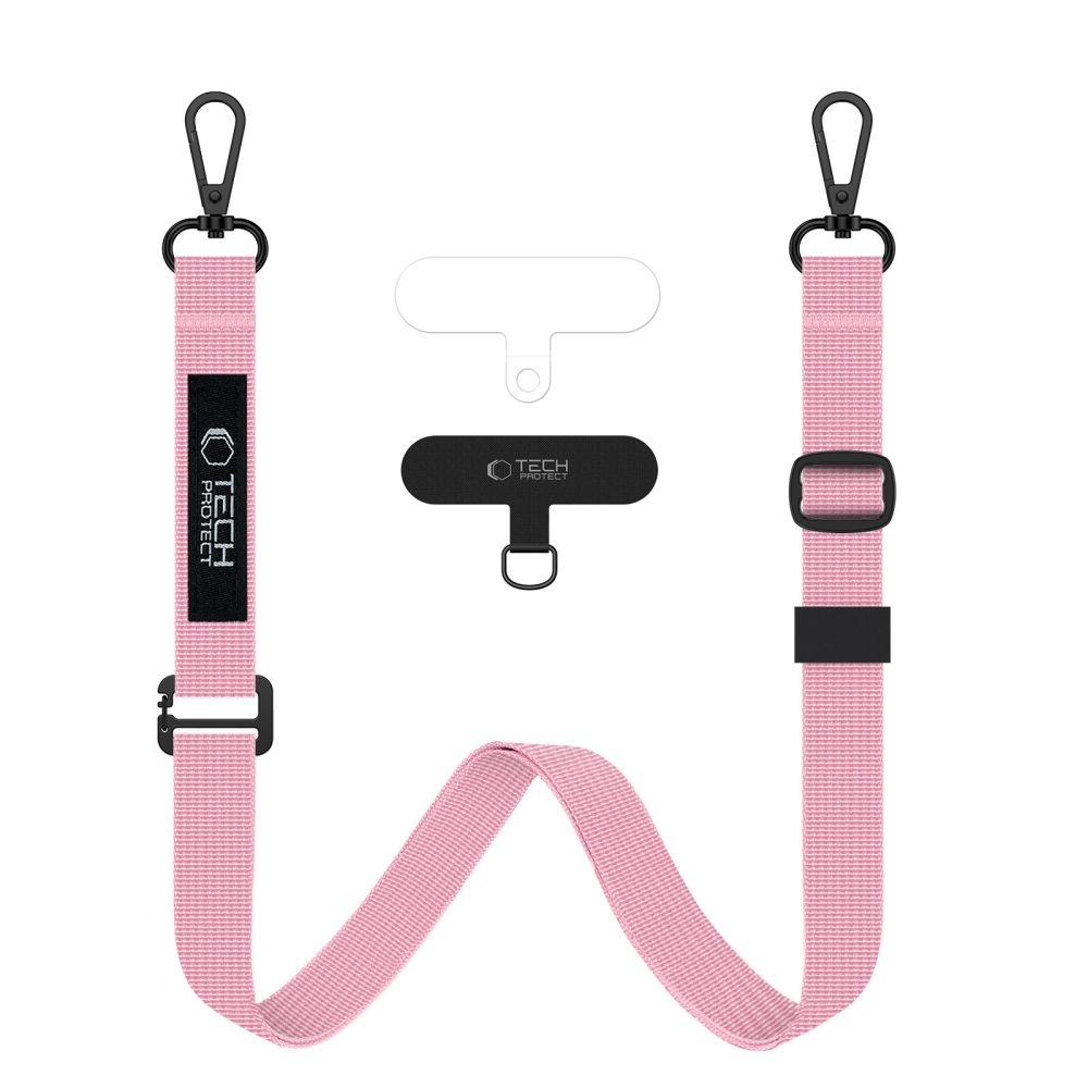 Tech-Protect C6S Rope CrossBody šnúrka/popruh na mobil - ružový