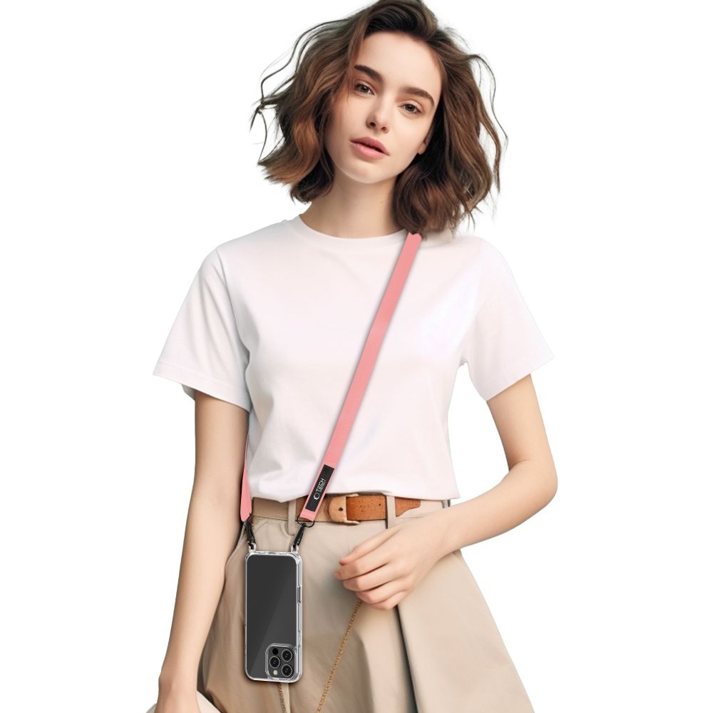 Tech-Protect C6S Rope CrossBody šnúrka/popruh na mobil - ružový