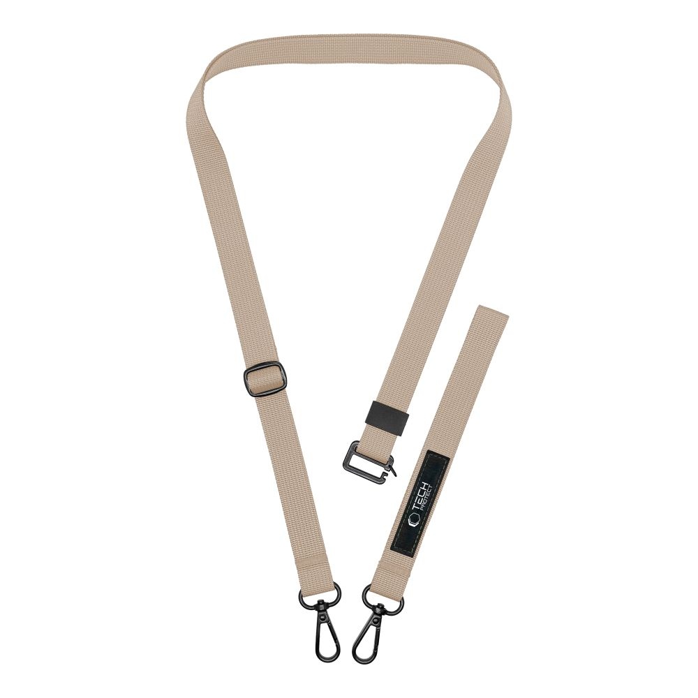 Tech-Protect C6S Rope CrossBody šnúrka/popruh na mobil - svetlohnedý