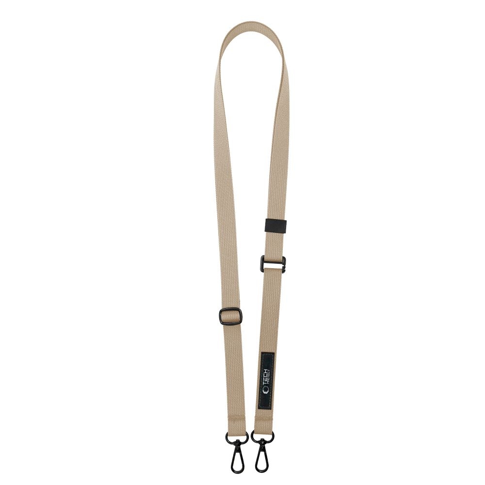Tech-Protect C6S Rope CrossBody šnúrka/popruh na mobil - svetlohnedý
