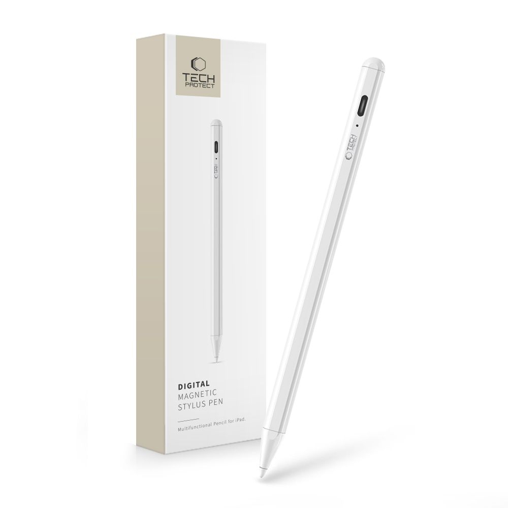 Tech-Protect Digital Magnetic Stylus Pen iPad - biely