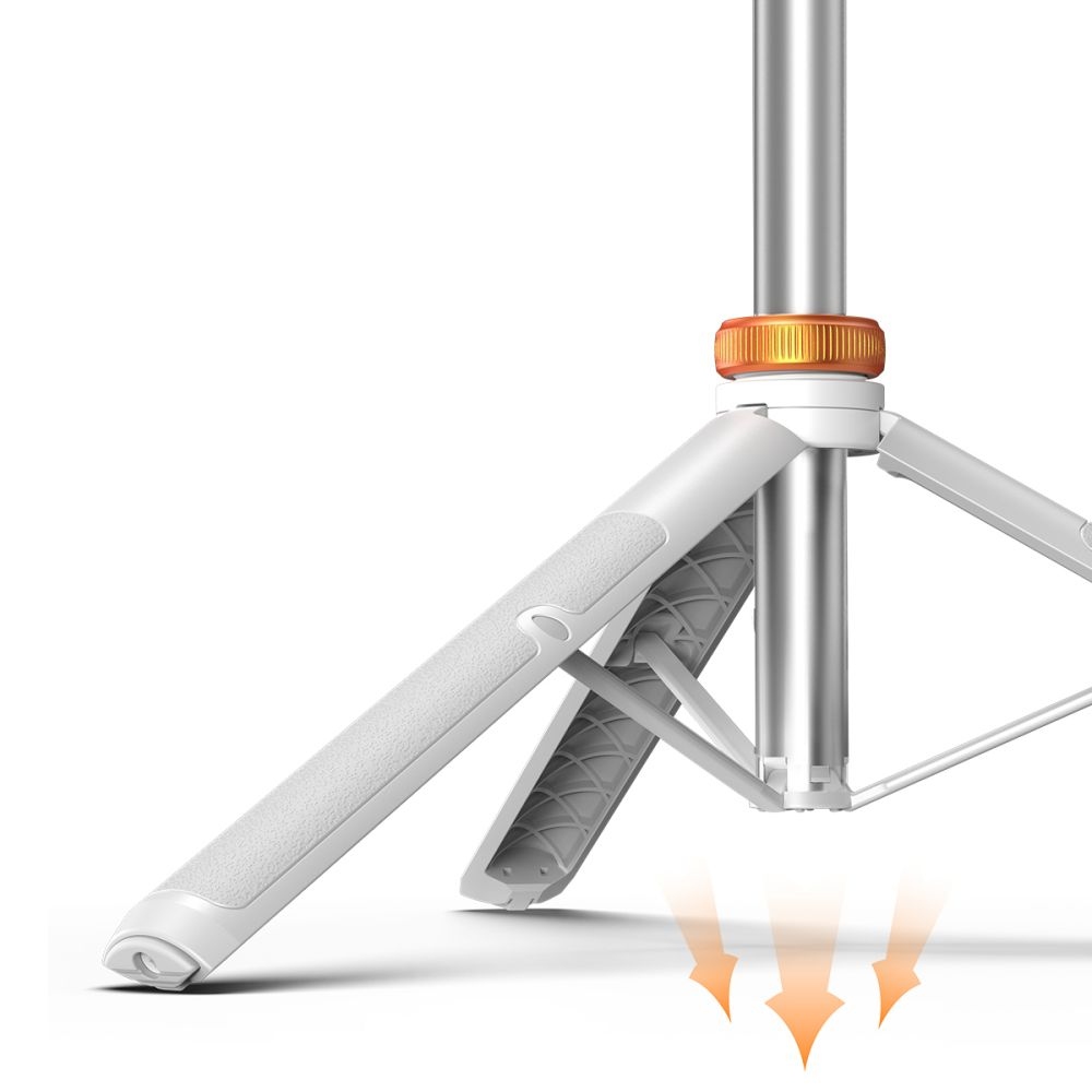 Tech-Protect L03S Bluetooth selfie tyč s trojnožkou - biela