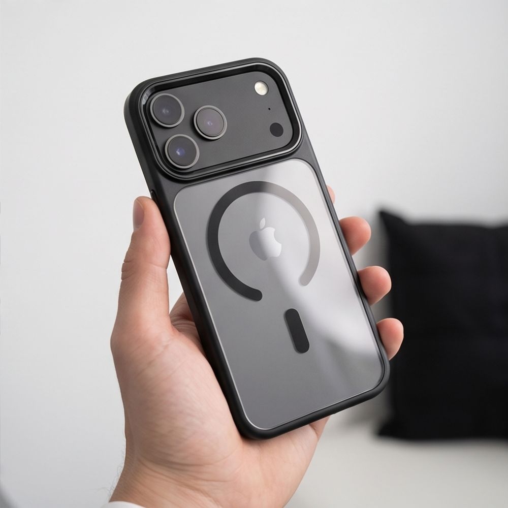 Tech-Protect Magmat MagSafe CC obal na iPhone 17 Pro/18 Pro - čierny