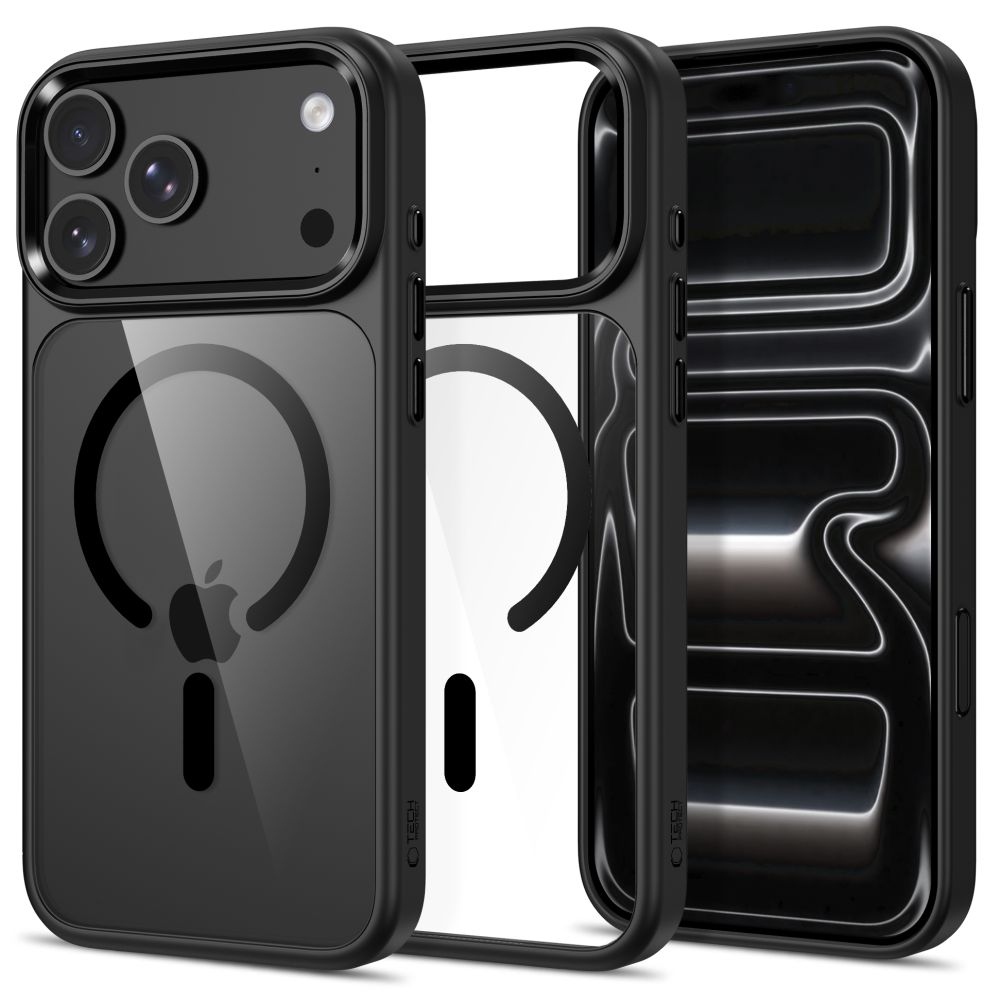 Tech-Protect Magmat MagSafe CC obal na iPhone 17 Pro/18 Pro - čierny