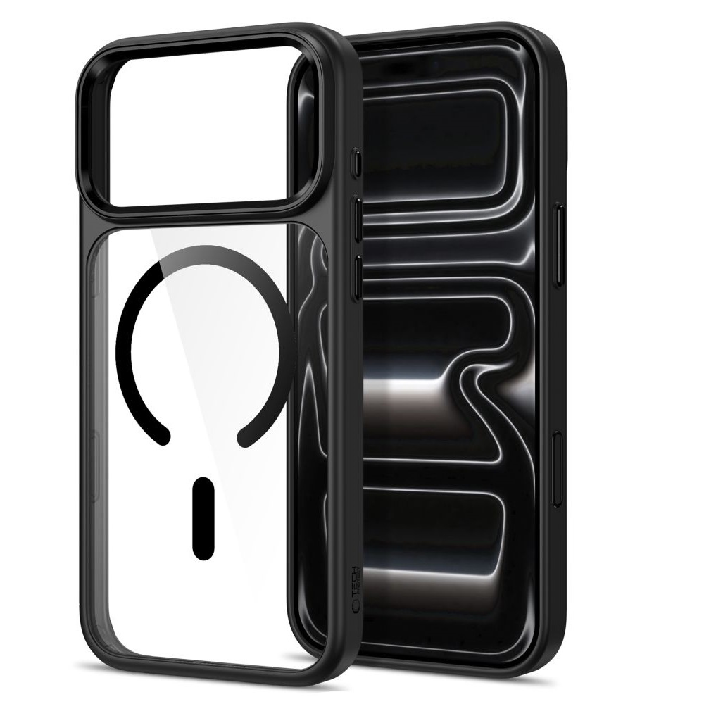 Tech-Protect Magmat MagSafe CC obal na iPhone 17 Pro/18 Pro - čierny