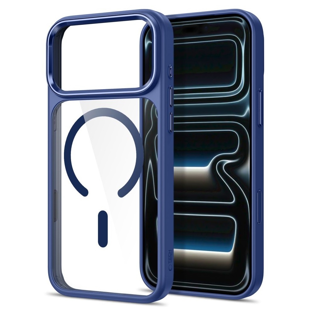 Tech-Protect Magmat MagSafe CC obal na iPhone 17 Pro Max/18 Pro Max - tmavomodrý