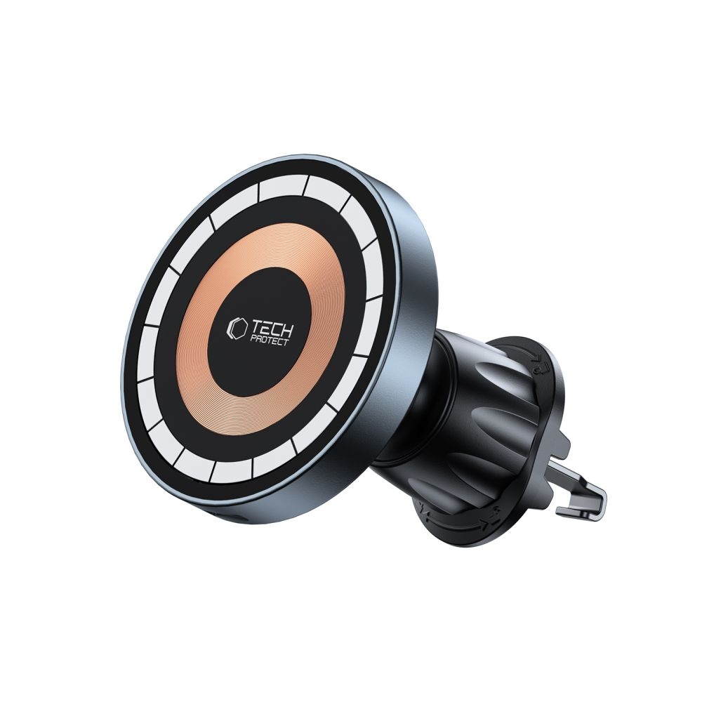 Tech-Protect MM15W-V5 MagSafe držiak na palubnú dosku a do ventilácie s bezdrôtovým nabíjaním - čierny