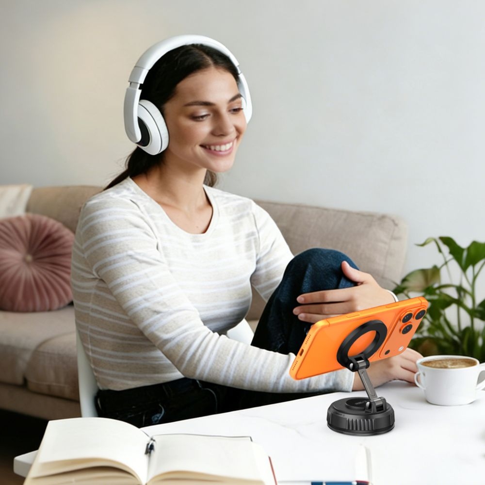 Tech-Protect N61 MagSafe držiak do auta na sklo aj palubnú dosku - čierny