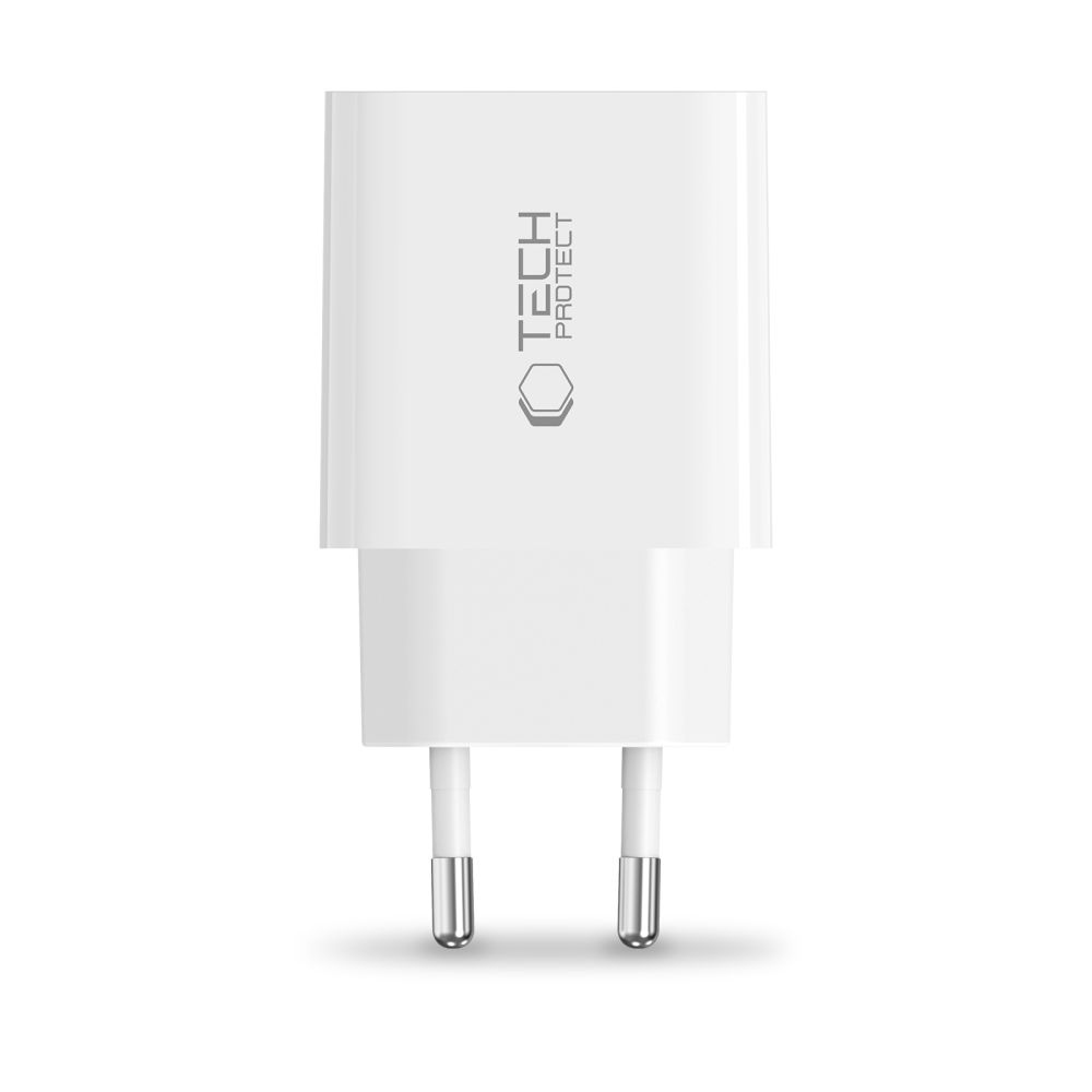 Tech-Protect NC20W USB-C Sieťová nabíjačka PD20W - biela