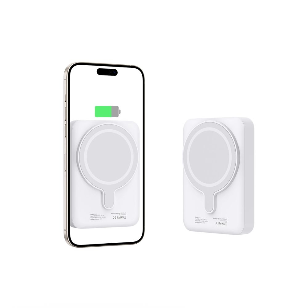 Tech-Protect PB11 LifeMag MagSafe powerbanka 10000 mAh 15W - biela