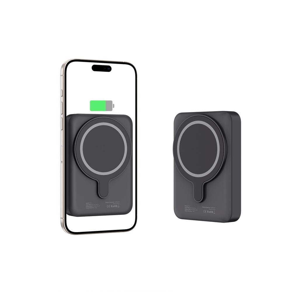 Tech-Protect PB11 LifeMag MagSafe powerbanka 10000 mAh 15W - čierna