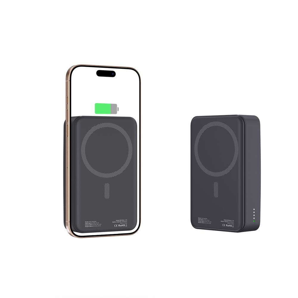 Tech-Protect PB12 LifeMag MagSafe powerbanka 20000 mAh 15W - čierna