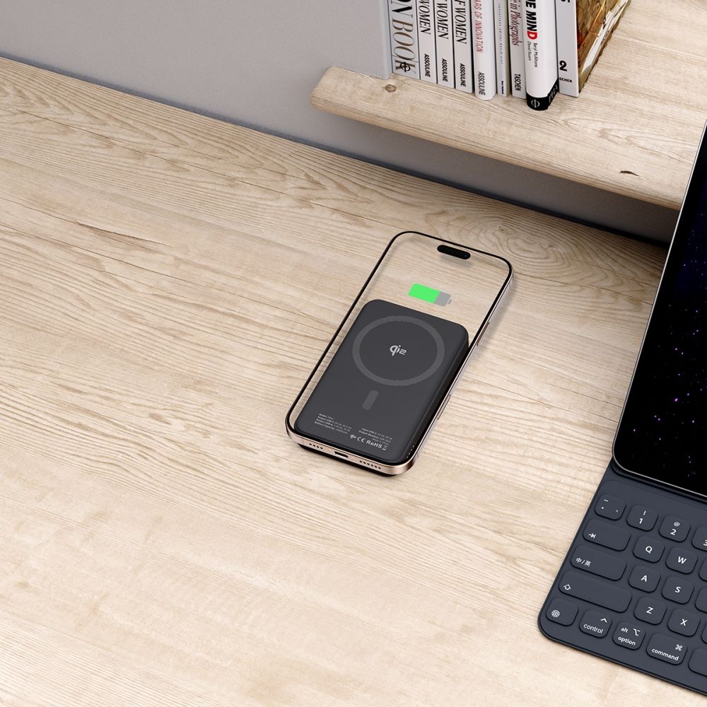 Tech-Protect PB24 LifeMag Qi2 MagSafe Powerbanka 10000mAh 15W - čierna