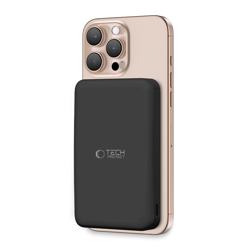 Tech-Protect PB24 LifeMag Qi2 MagSafe Powerbanka 10000mAh 15W - čierna