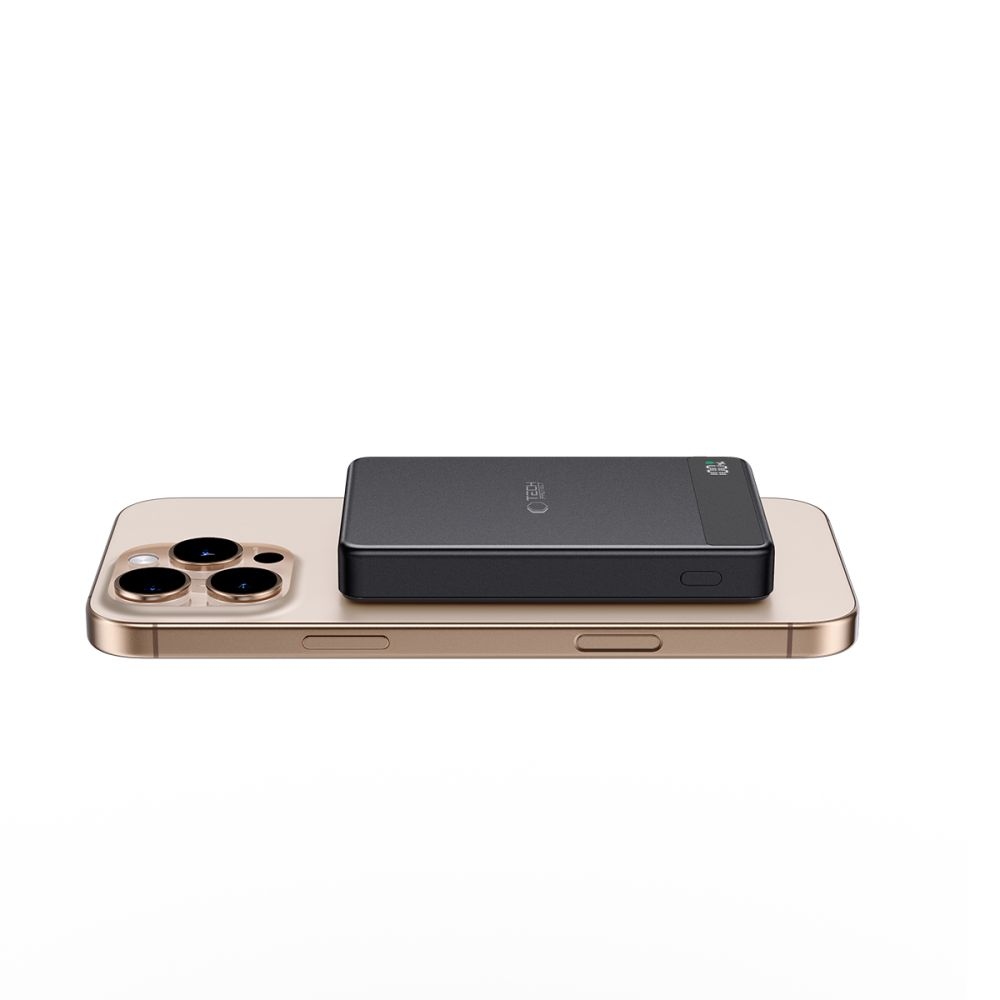 Tech-Protect PB33 LifeMag MagSafe powerbanka 5000 mAh 15W - čierna