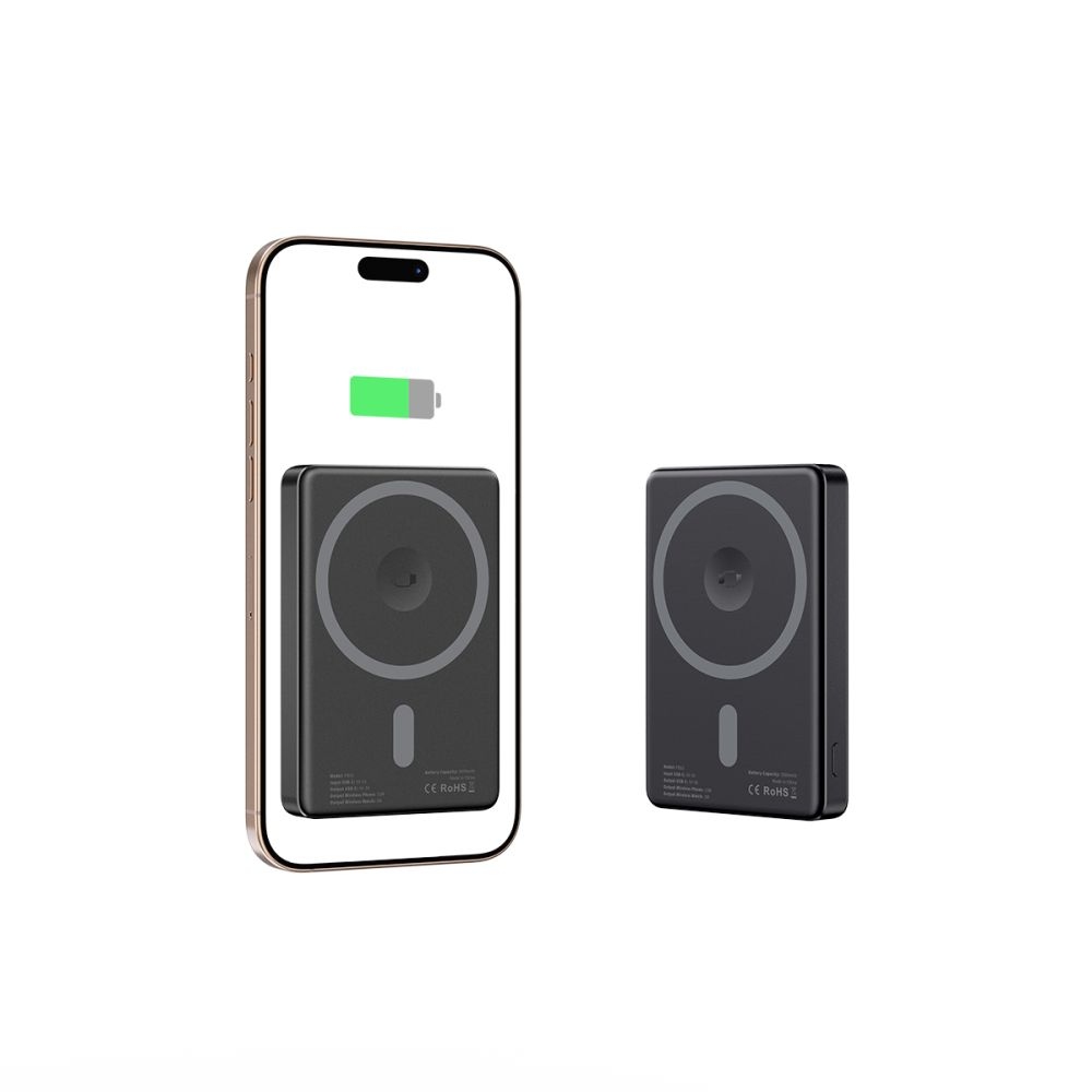 Tech-Protect PB33 LifeMag MagSafe powerbanka 5000 mAh 15W - čierna