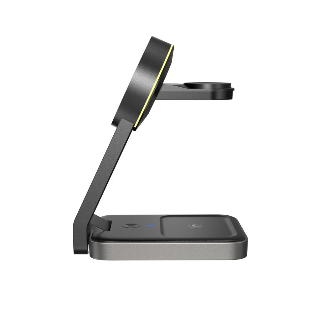 Tech-Protect QI15W-A28 cestovný nabíjací stojan 3v1 s MagSafe - čierny