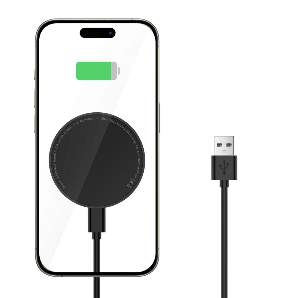 Tech-Protect QI15W-A33 bezdrôtová MagSafe nabíjačka so stojanom - čierna