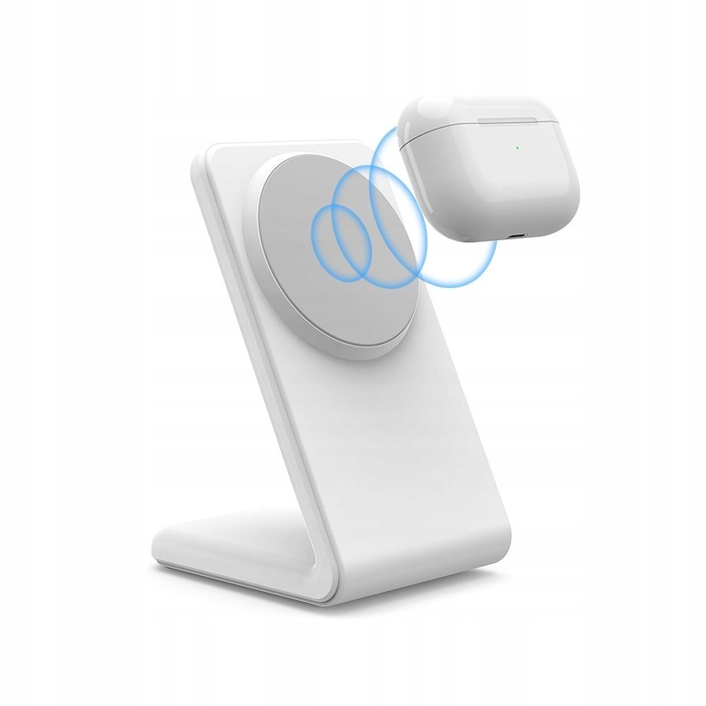 Tech-Protect QI15W-A38 magnetický MagSafe nabíjací stojanček - biely