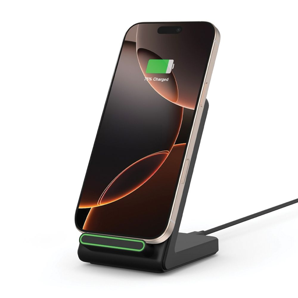 Tech-Protect QI15W-A40 bezdrôtový nabíjací stojan - čierny