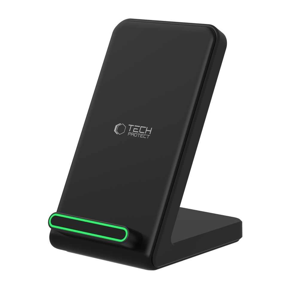 Tech-Protect QI15W-A40 bezdrôtový nabíjací stojan - čierny