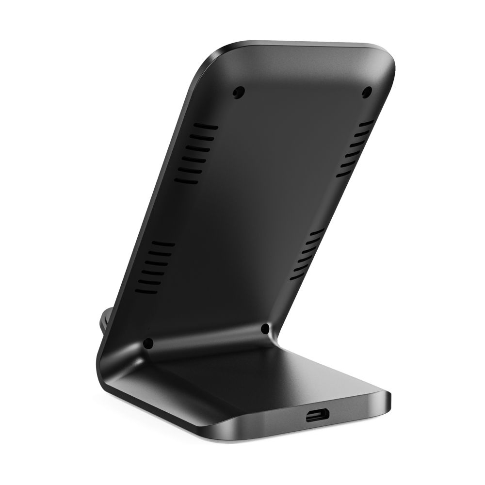 Tech-Protect S2 15W bezdrôtový nabíjací stojan - čierny