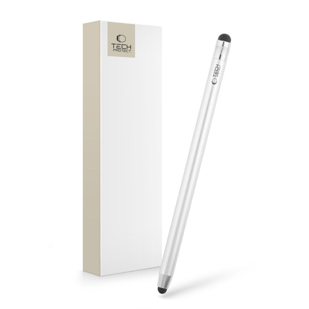 Tech-Protect Touch Stylus Pen - strieborný